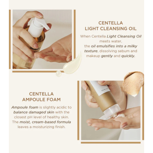 SKIN1004 - Coffret Double Cleansing Duo - Huile nettoyante + Ampoule Foam