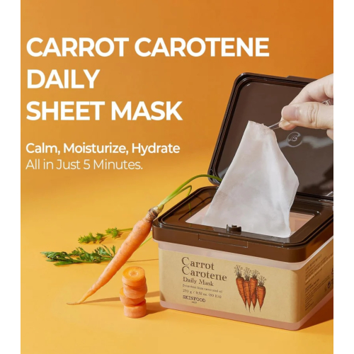 Skinfood - Masque quotidien Carrot Carotene - 30 pièces