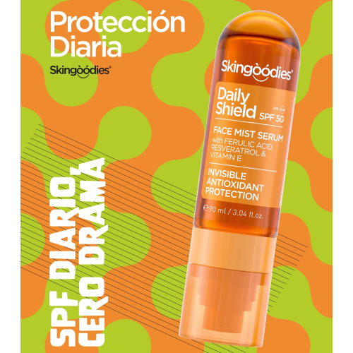 Skingoodies - Sérum Brume Visage avec FPS 50 - Daily Shield