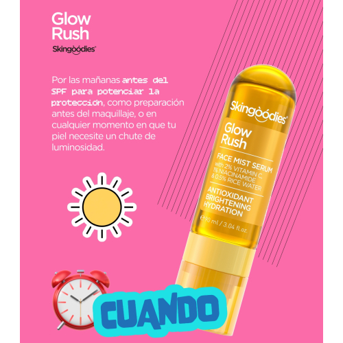 Skingoodies - Sérum visage brume éclaircissante - Glow Rush