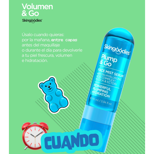 Skingoodies - Sérum hydratant en brume pour le visage - Plum & Go