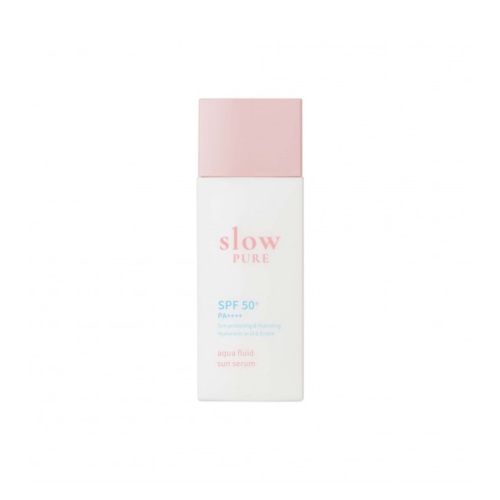 Slowpure - Crème solaire visage texture sérum Aqua Fluid Sun SPF50+ PA++++