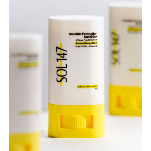 Sol147 - Crème solaire pour le visage en stick WaterProof SPF50+ PA++++