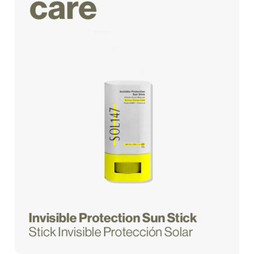 Sol147 - Crème solaire pour le visage en stick WaterProof SPF50+ PA++++