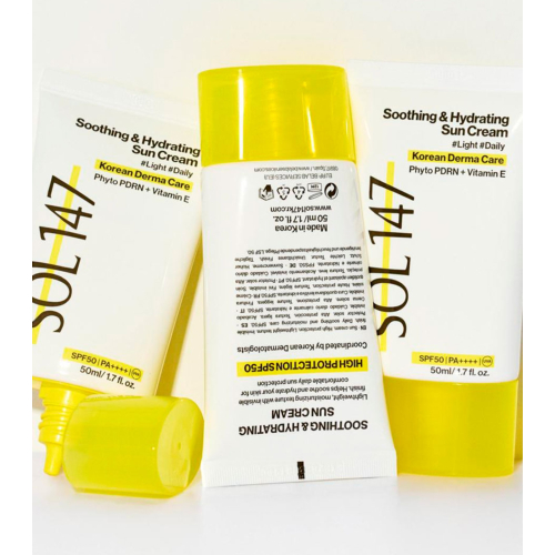 Sol147 - Crème solaire pour le visage SPF50+ PA++++