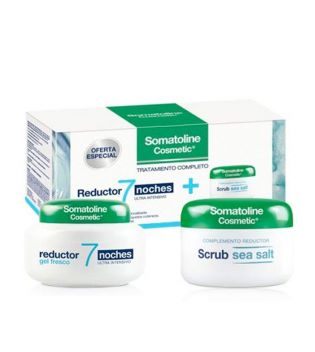 Somatoline Cosmetic - Soin complet Gel frais réducteur 7 nuits + Gommage aux sels marins
