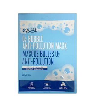 Soo'AE - Masque à bulles O2 Bubble Anti-Pollution