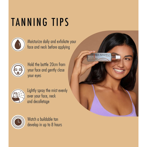 St. Moriz - Brume autobronzante progressive pour le visage - Moyenne