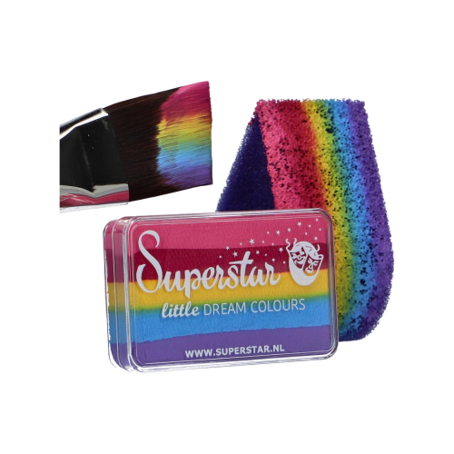 Superstar - Aquacolor Little Dream Colours Splitcake - Rainbow (30g)
