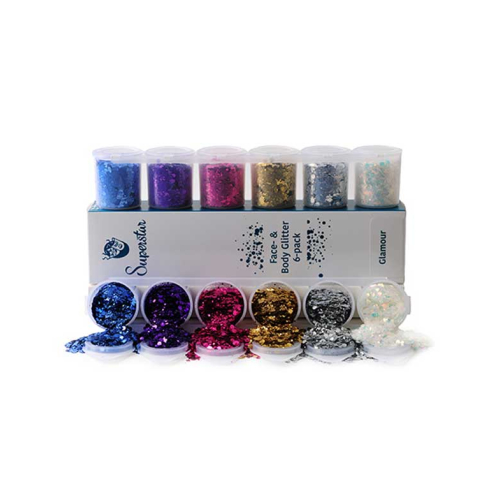Superstar - Paillettes pour le visage et le corps Chunky Mix - Glamour