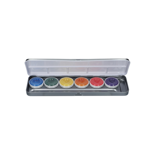 Superstar - Palette de 6 couleurs aqua basiques pour le visage et le corps Luxury Summer Festival