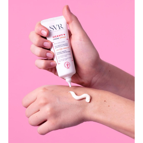 SVR - *Cicavit+* - Crème visage anti-marques apaisante et réparatrice SPF50+