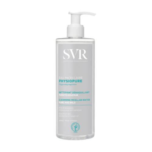 SVR - *Physiopure* - Eau micellaire démaquillante pureté et douceur 400ml - Peaux sensibles