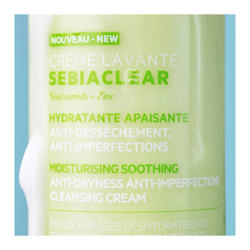 SVR - *Sebiaclear* - Crème nettoyante anti-imperfections purifiante et désincrustante - Peau sensible