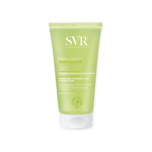 SVR - *Sebiaclear* - Crème nettoyante anti-sécheresse et anti-imperfections 55ml - Peau grasse déshydratée