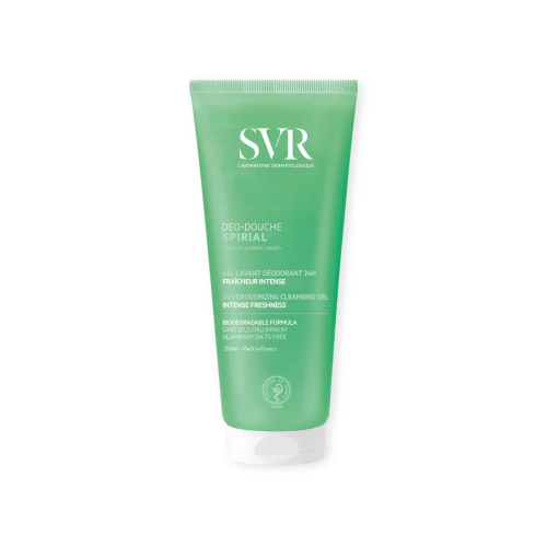 SVR - *Spirial* - Gel douche nettoyant et déodorant 2 en 1 fraîcheur intense - 200ml