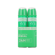 SVR - *Spirial* - Pack de 2 déodorants végétaux en spray anti-humidité 24 heures