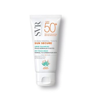 SVR - *Sun Secure* - Crème solaire visage minérale teintée SPF50+ - Peaux normales à mixtes
