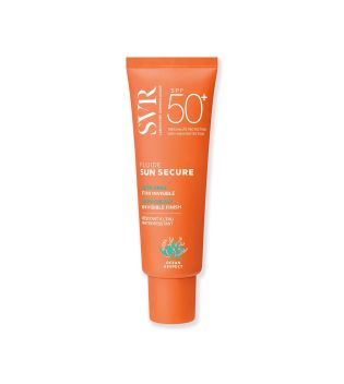 SVR - *Sun Secure* - Crème solaire fluide SPF50+ non grasse au fini invisible - Peaux normales à mixtes