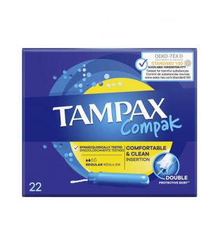 Tampax - Tampons réguliers Compak - 22 unités