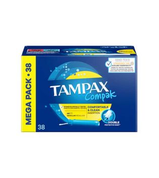 Tampax - Tampons réguliers Compak - 38 pièces