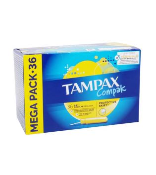 Tampax - Tampons réguliers Compak - 36 unités