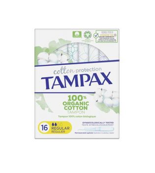 Tampax - Tampons réguliers Cotton Protection - 16 unités