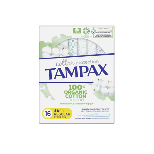 Tampax - Tampons réguliers Cotton Protection - 16 unités