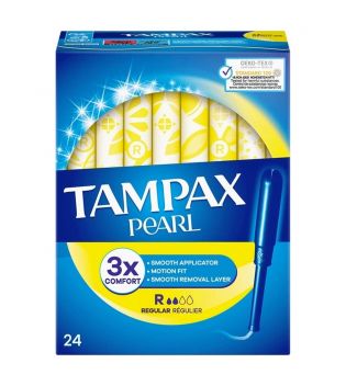 Tampax - Tampons réguliers Pearl - 24 unités