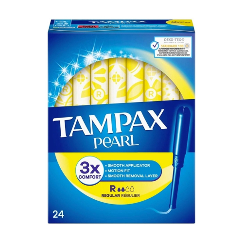 Tampax - Tampons réguliers Pearl - 24 unités