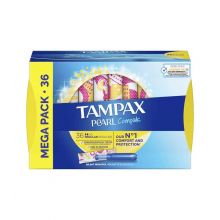 Tampax - Tampons réguliers Pearl Compak - 36 unités
