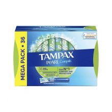 Tampax - Super Tampons Pearl Compak - 36 unités