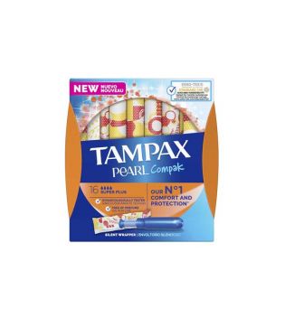 Tampax - Tampons Super plus Pearl Compak - 16 unités