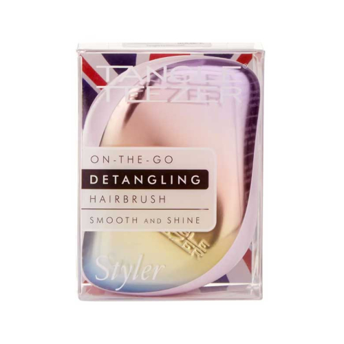 Tangle Teezer - Brosse Démêlante Spéciale Compact Styler - Pearlescent Matte Chrome
