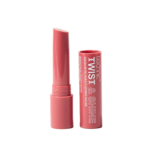 Twist & Shine - Huile à lèvres solide avec couleur  - Rosy Glow