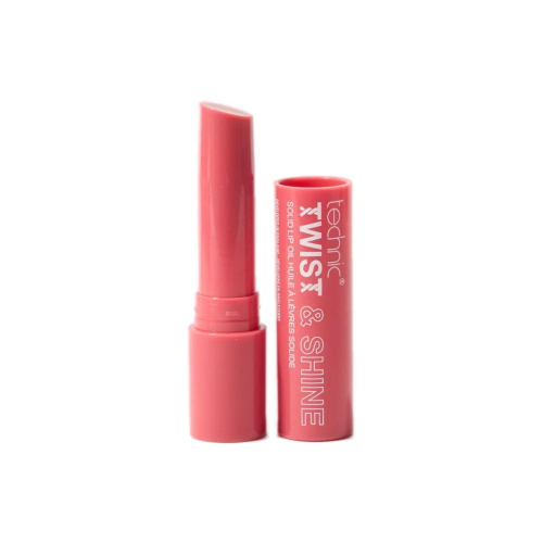 Technic Cosmetics - Huile à lèvres solide avec couleur Twist & Shine - Strawberry Kiss