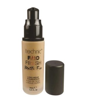 Technic Cosmetics - Fond de teint Pro Finish Matte Fix - Honey
