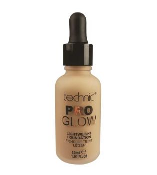 Technic Cosmetics - Base de maquillage Pro Glow Foundation - Honey