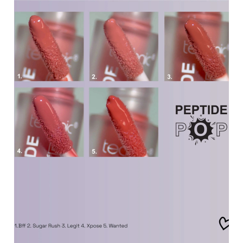Technic Cosmetics - Brillant à lèvres Peptide Pop - Peptide Pop