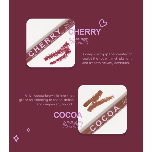 Technic Cosmetics - *Cherry Chocolate* - Crayon à lèvres - Cherry Noir