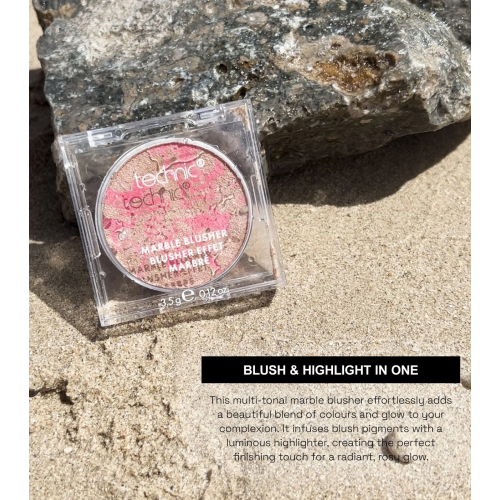 Technic Cosmetics - *Sundrenched* - Blush poudre Marble - Pink Haze