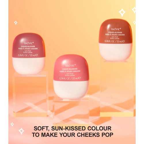 Technic Cosmetics - Blush liquide au fini satiné - Coral Love