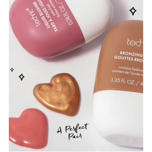 Technic Cosmetics - Blush liquide au fini satiné - Coral Love