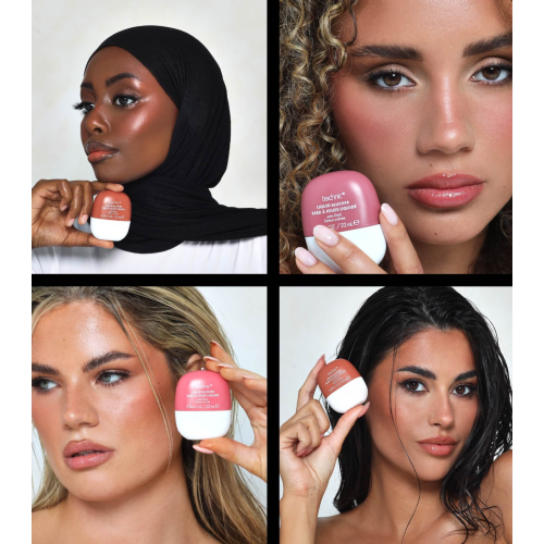 Technic Cosmetics - Blush liquide au fini satiné - Pink Flamingo