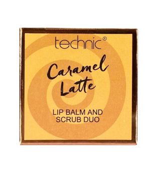 Technic Cosmetics - Duo baume à lèvres et gommage - Caramel Latte