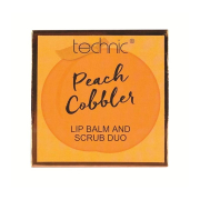 Technic Cosmetics - Duo baume à lèvres et gommage - Peach Cobbler