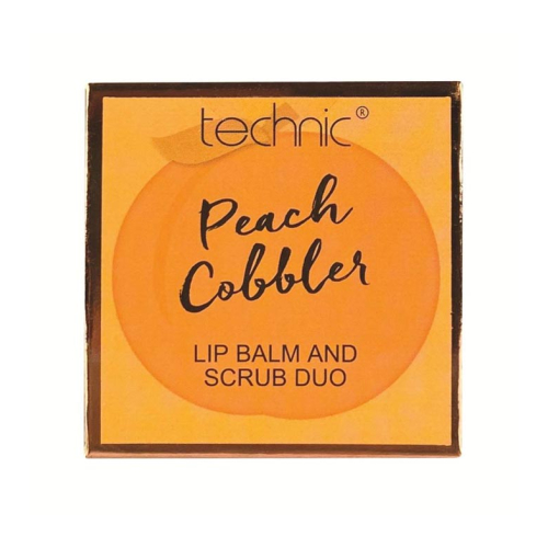 Technic Cosmetics - Duo baume à lèvres et gommage - Peach Cobbler