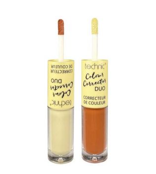 Technic Cosmetics - Duo Anti-Cernes Colour Corrector - Orange/Yellow