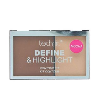 Technic Cosmetics - Kit Contour Define & Highlight - Mocha