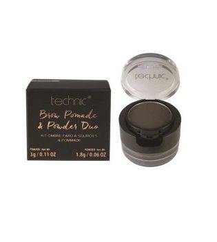Technic Cosmetics - Kit sourcils Brow Pomade & Powder Duo - Dark